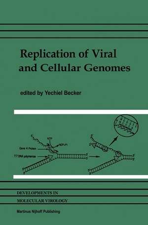 Replication of Viral and Cellular Genomes: Molecular events at the origins of replication and biosynthesis of viral and cellular genomes de Yechiel Becker