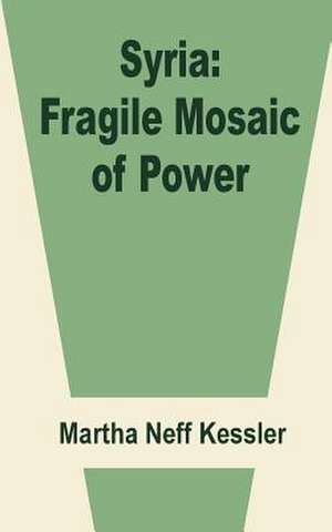 Syria: Fragile Mosaic of Power de Martha Neff Kessler