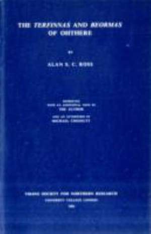 Terfinnas and Beormas of Ohthere de Alan S.C. Ross