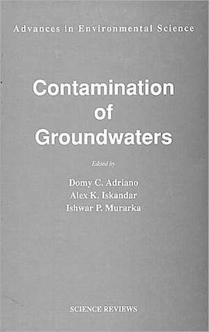 Contamination of Groundwaters de Domy C. Adriano