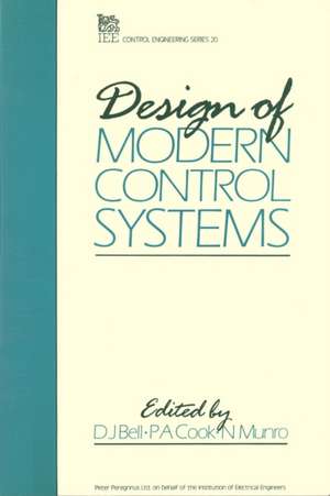 Design of Modern Control Systems de D J Bell