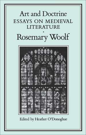 Art and Doctrine de Rosemary Woolf