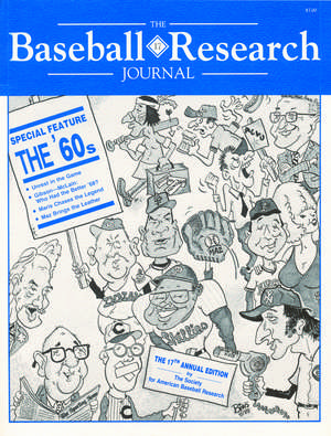 The Baseball Research Journal (BRJ), Volume 17 de Society for American Baseball Research (SABR)