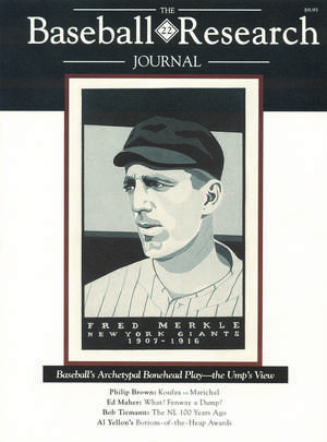 The Baseball Research Journal (BRJ), Volume 22 de Society for American Baseball Research (SABR)