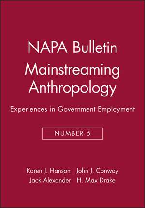 Mainstreaming Anthropology