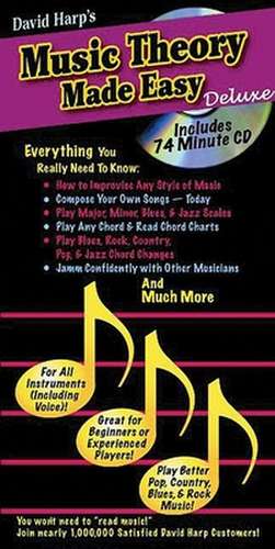 Music Theory Made Easy [With CD]: A Complete 30 Day Program for Mental, Emotional, and Spiritual Health! de David H. Arp