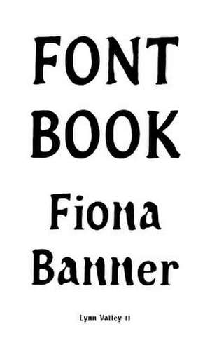 Fiona Banner de Fiona Banner