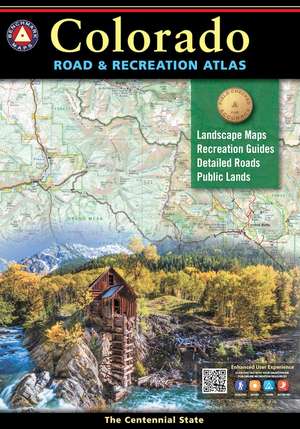 Colorado Road & Recreation Atlas 7th Edition de National Geographic Maps