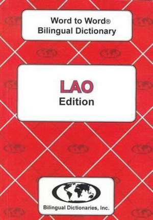 English-Lao & Lao-English Word-to-Word Dictionary de C. Sesma