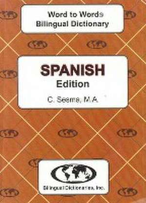 Sesma, C: English-Spanish & Spanish-English Word-to-Word Dic