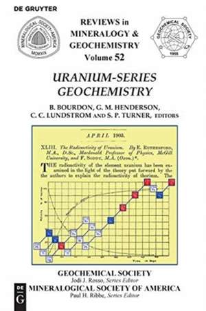 Uranium-series Geochemistry de Bernard Bourdon