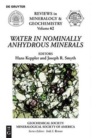 Water in Nominally Anhydrous Minerals de Joseph R. Smyth