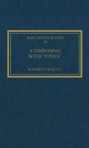 'Composing with Tones': A Musical Analysis of Schoenberg's Op.23 Pieces for Piano de Kathryn Bailey