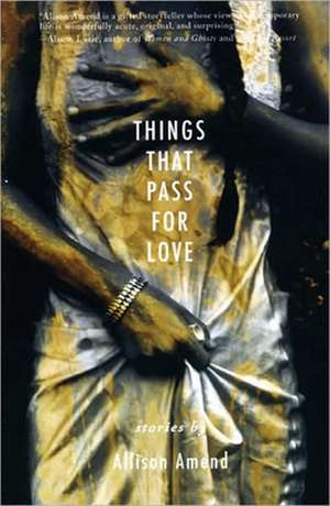 Things That Pass for Love de Allison Amend