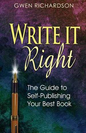 Write It Right de Gwen Richardson