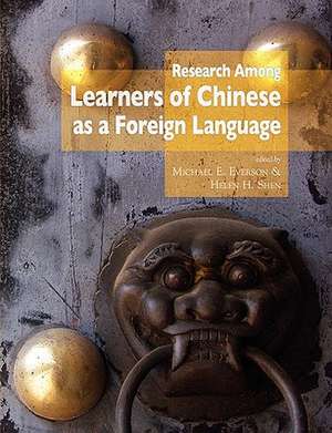 Research Among Learners of Chinese as a Foreign Language de Michael E. Everson