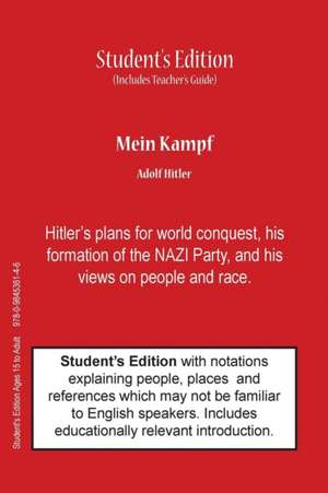 Mein Kampf (Student's & Teacher's Classroom Edition) de Adolf Hitler