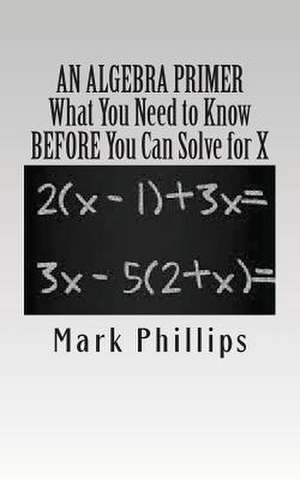 An Algebra Primer de Mark Phillips