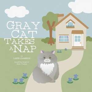 Gray Cat Takes a Nap de Lisse Jameson