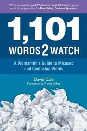 1,101 Words2watch de David Athol Coe