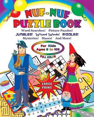 NUF-NUF PUZZLE BOOK Full Color de Dee Anderson