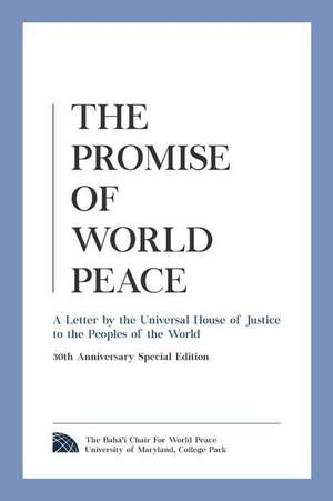 The Promise of World Peace