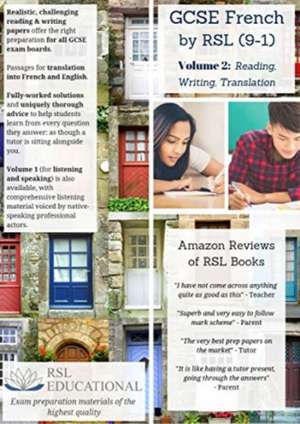 GCSE French by RSL (9-1), Volume 2: Reading, Writing, Translation de Felicity Davidson