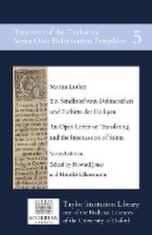 Ein Sendbrief vom Dolmetschen und Fürbitte der Heiligen / An Open Letter on Translating and the Intercession of Saints de Martin Luther