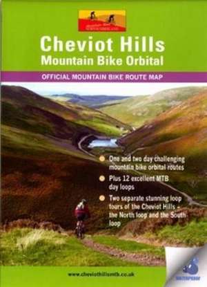 Cheviot Hills Mountain Bike Orbital Map de Ted Liddle