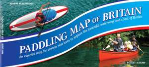 Paddling Map of Britain - Third Edition 2022 de Peter Knowles