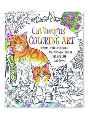 Cat Designs Coloring Art de Product Concept Mfg Inc