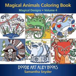 Magical Animals Coloring Book de Samantha Snyder