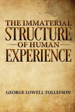 The Immaterial Structure of Human Experience de George Lowell Tollefson