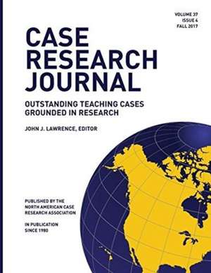 Case Research Journal, 37(4) de John J Lawrence