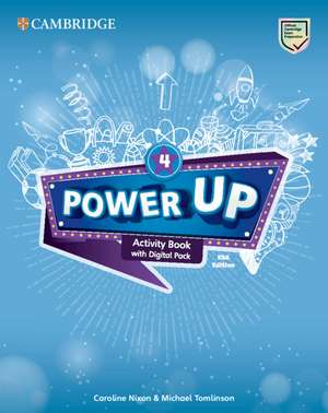 Power Up Level 4 Activity Book with Online Resources and Home Booklet KSA Edition de Caroline Nixon