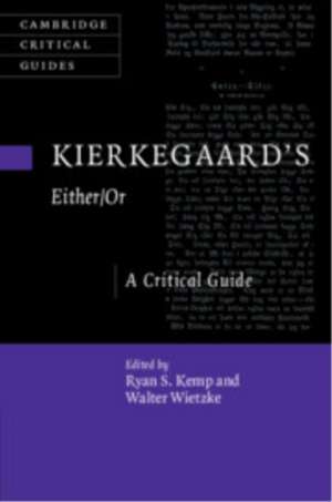 Kierkegaard's Either/Or de Ryan S Kemp