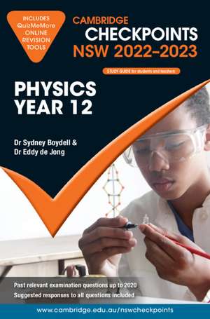 Cambridge Checkpoints NSW Physics Year 12 2022–2023 de Sydney Boydell