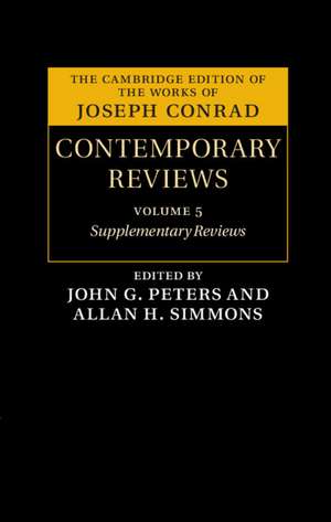 Joseph Conrad: Contemporary Reviews de John G. Peters