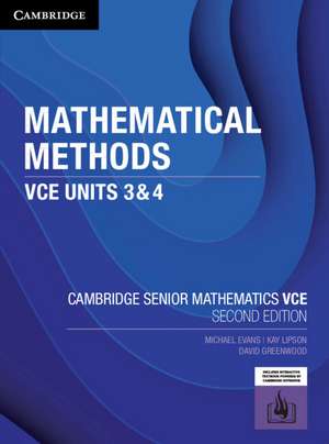 Mathematical Methods VCE Units 3&4 de Michael Evans