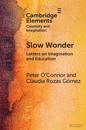 Slow Wonder: Letters on Imagination and Education de Peter O'Connor