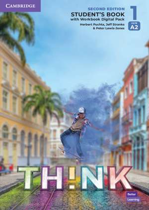 Think Level 1 Student's Book with Workbook Digital Pack British English de Herbert Puchta