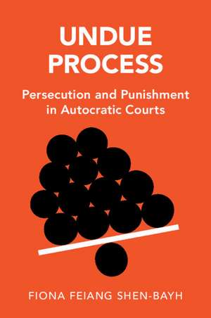 Undue Process: Persecution and Punishment in Autocratic Courts de Fiona Feiang Shen-Bayh