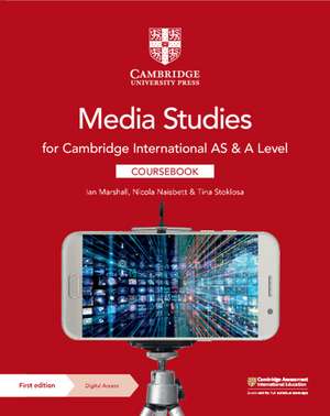 Cambridge International AS & A Level Media Studies Coursebook with Digital Access (2 Years) de Ian Marshall