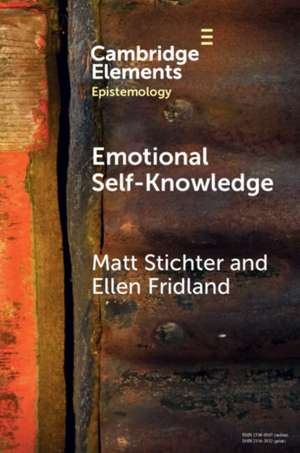Emotional Self-Knowledge de Matt Stichter