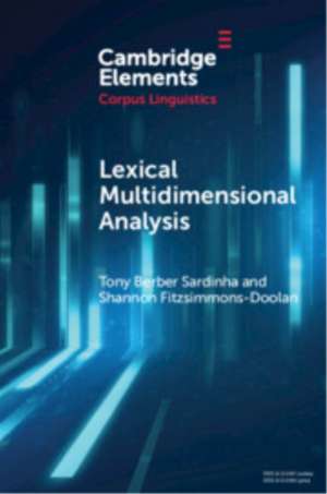Lexical Multidimensional Analysis de Tony Berber Sardinha