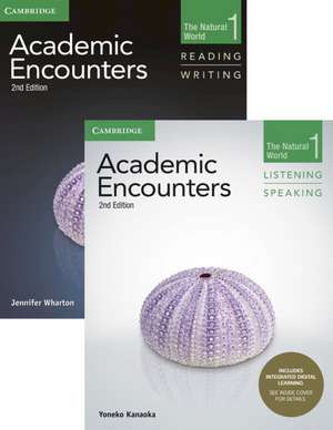 Academic Encounters Level 1 2-Book Set (R&W Student's Book with Digital Pack, L&S Student's Book with IDL C1): The Natural World de Jennifer Wharton