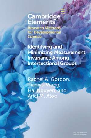 Identifying and Minimizing Measurement Invariance among Intersectional Groups: The Alignment Method Applied to Multi-category Items de Rachel A. Gordon