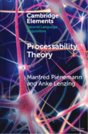 Processability Theory de Manfred Pienemann