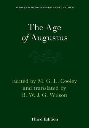 The Age of Augustus de M. G. L. Cooley