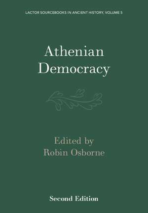 Athenian Democracy de Robin Osborne